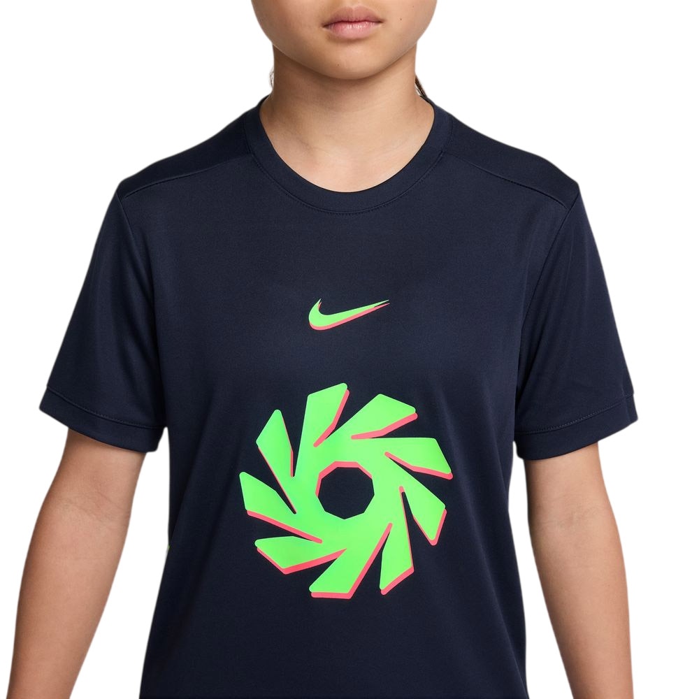 Nike Haaland Academy 25 Trøye Barn Marine/Grønn