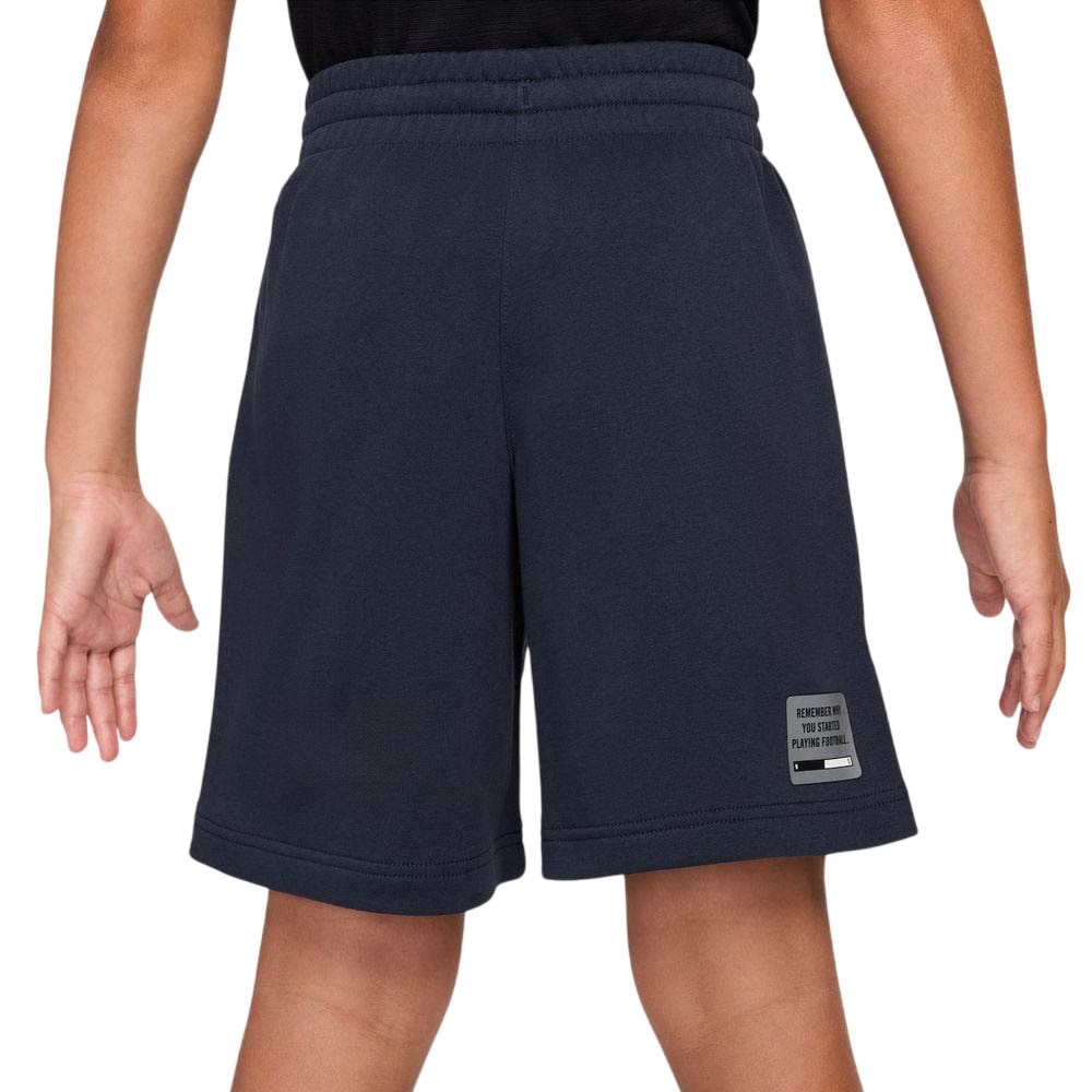 Nike Haaland Club Fleece Fritidsshorts Barn Marine/Grønn