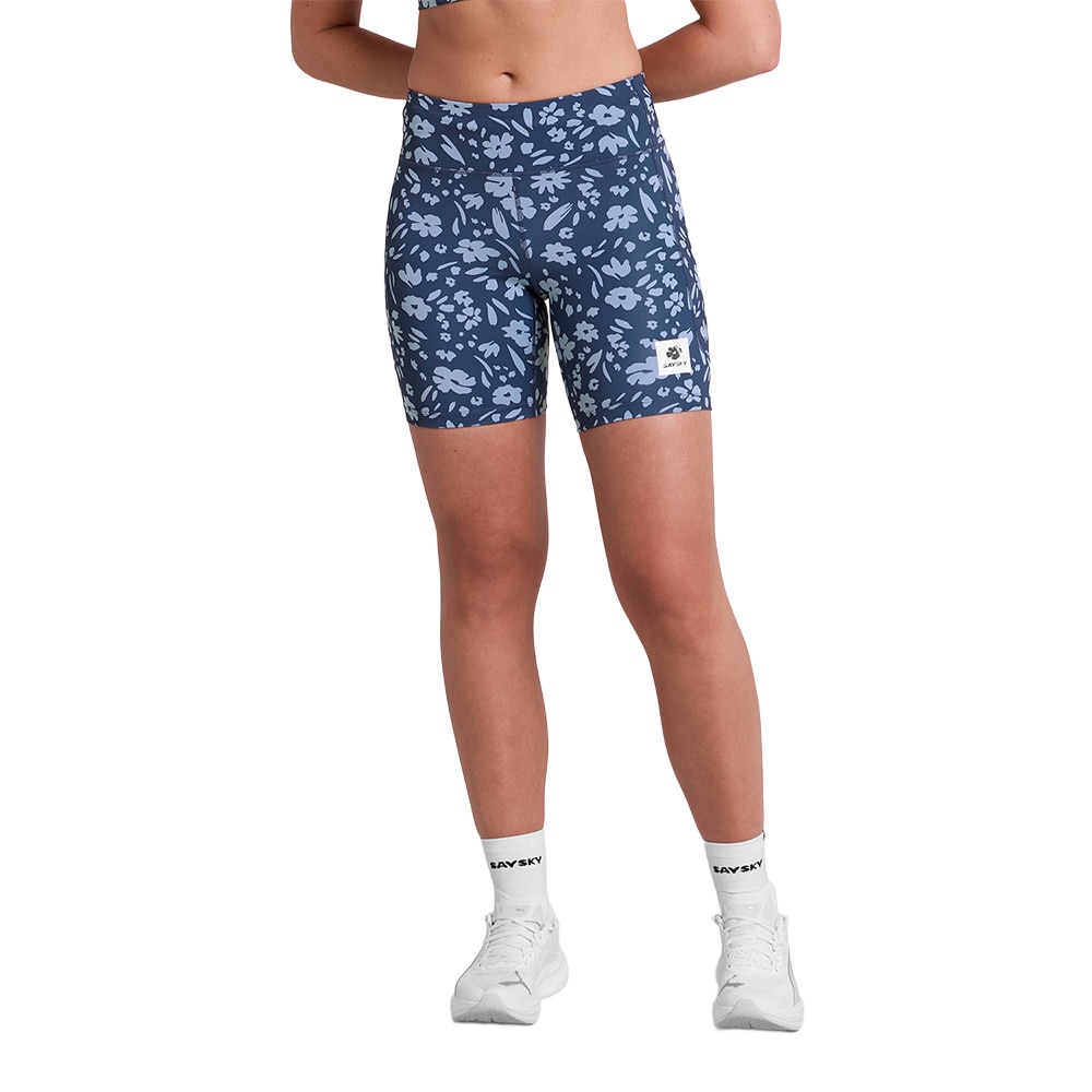 SAYSKY W Flower Combat+ 7" Løpetights Dame Blå