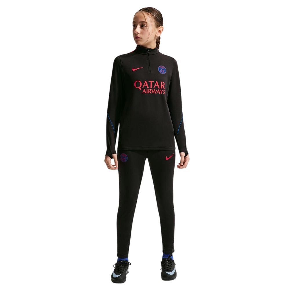 Nike PSG Dri-FIT Strike Treningsgenser 26/27 Barn Sort/Rød