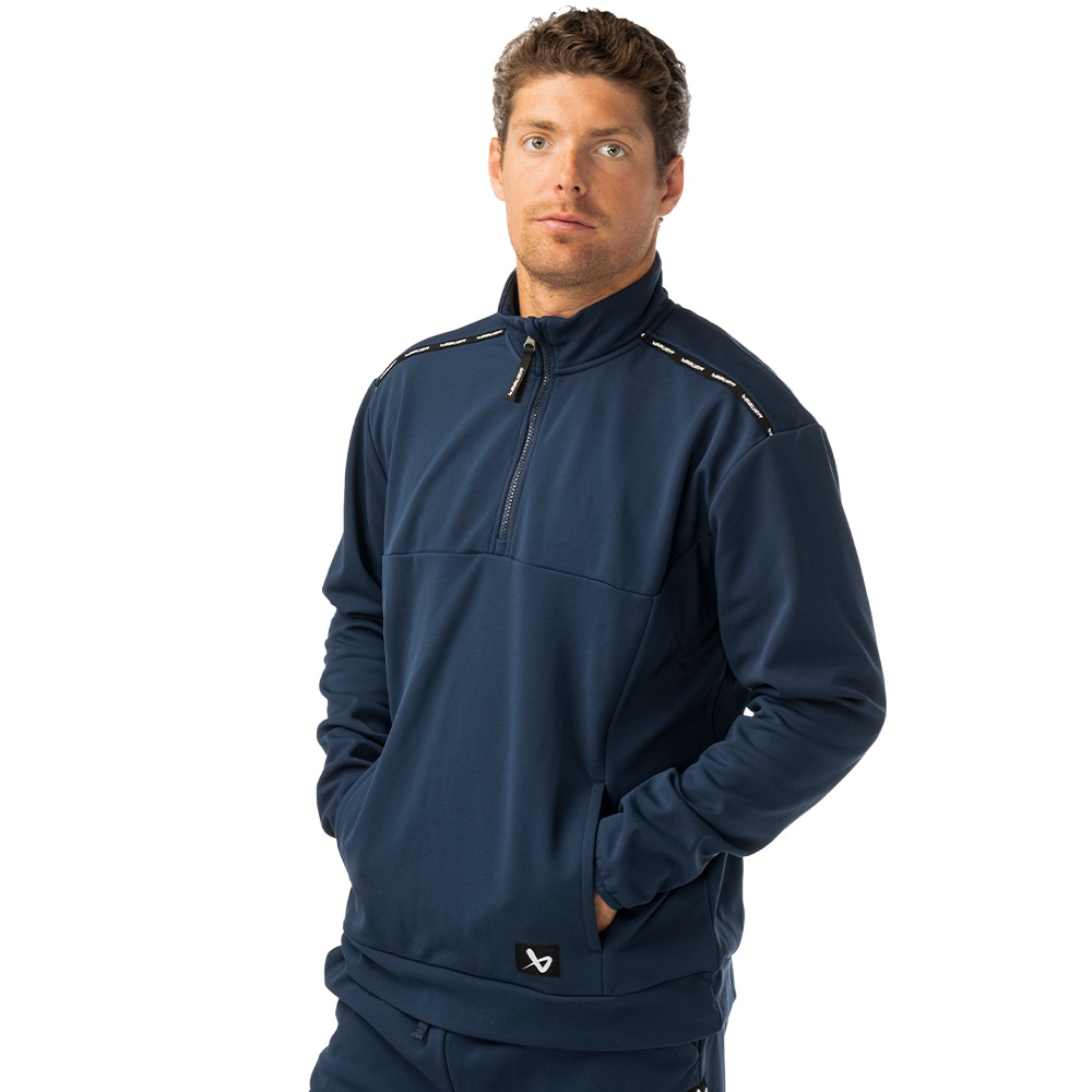 Bauer S26 Team 1/2 Zip Genser Marine