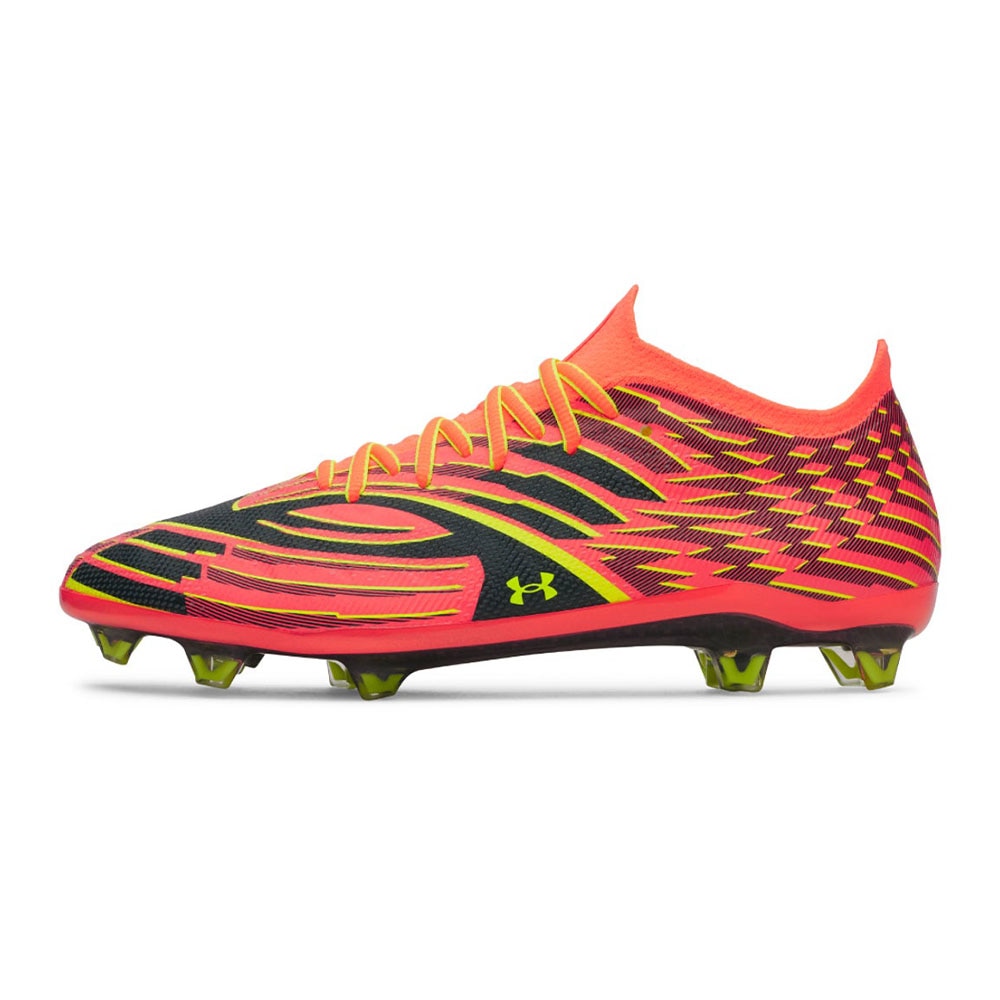 Under Armour Shadow Elite 4 Mach FG Fotballsko Oransje/Gul