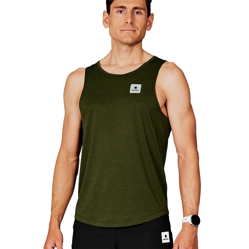 Saysky Clean Combat Pro Singlet Herre Grønn