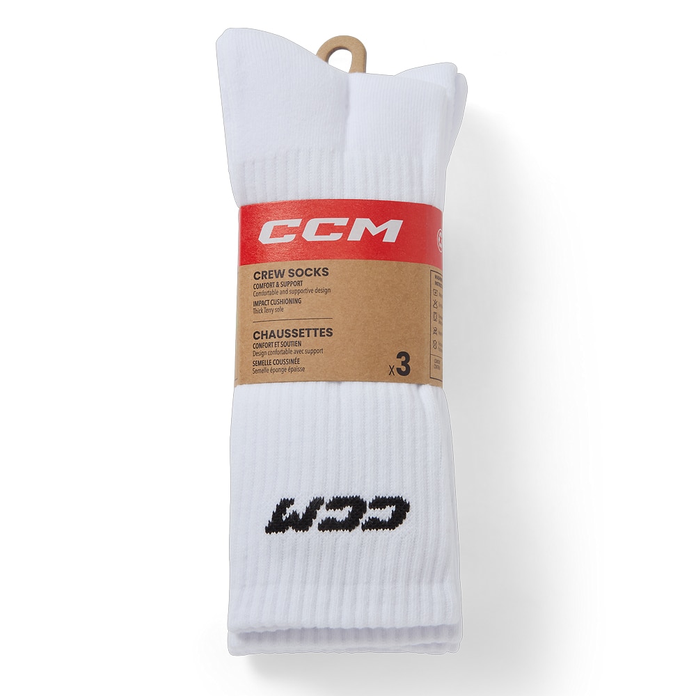 Ccm Storhamar Hockey 3-Pack Junior Sokker Hvit