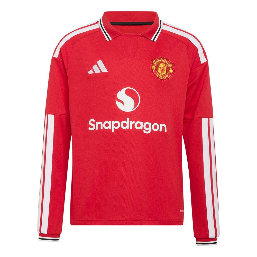 Adidas Manchester United Langermet Fotballdrakt 26/27 Barn Hjemme