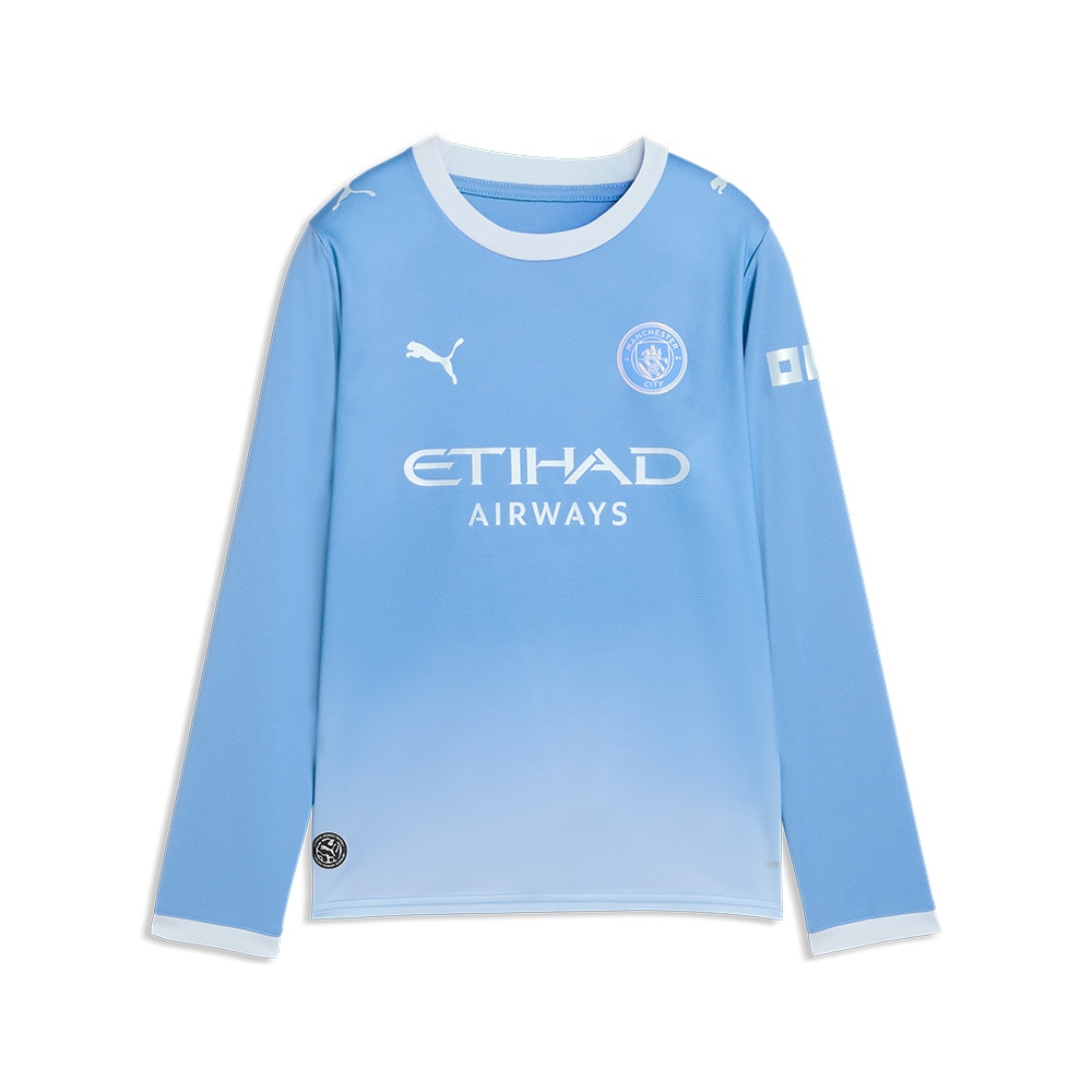 Puma Manchester City Langermet Fotballdrakt 26/27 Barn Hjemme