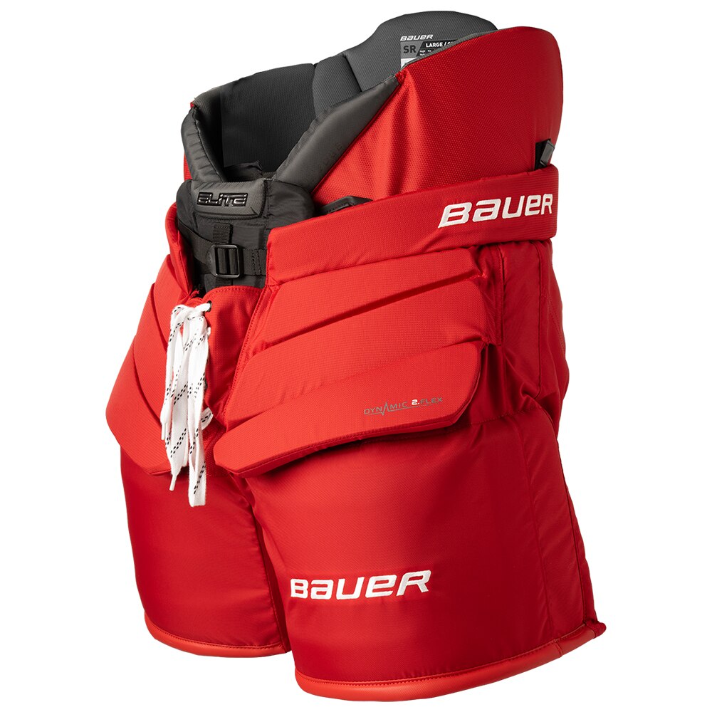 Bauer S26 Elite Int. Keeperbukse Hockey Rød