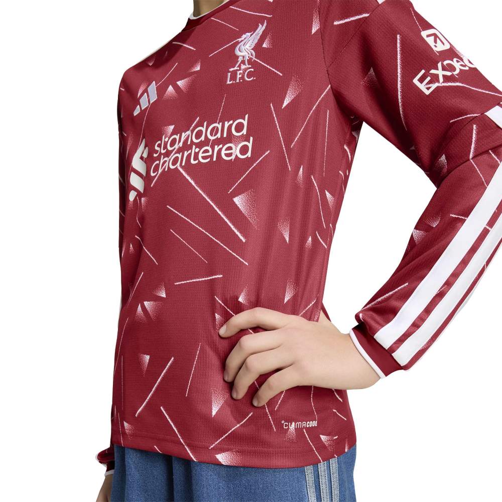 Adidas Liverpool FC Langermet Fotballdrakt 26/27 Barn Hjemme