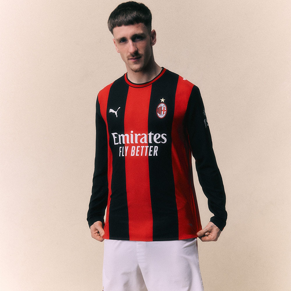Puma AC Milan Authentic Langermet Fotballdrakt 26/27 Hjemme