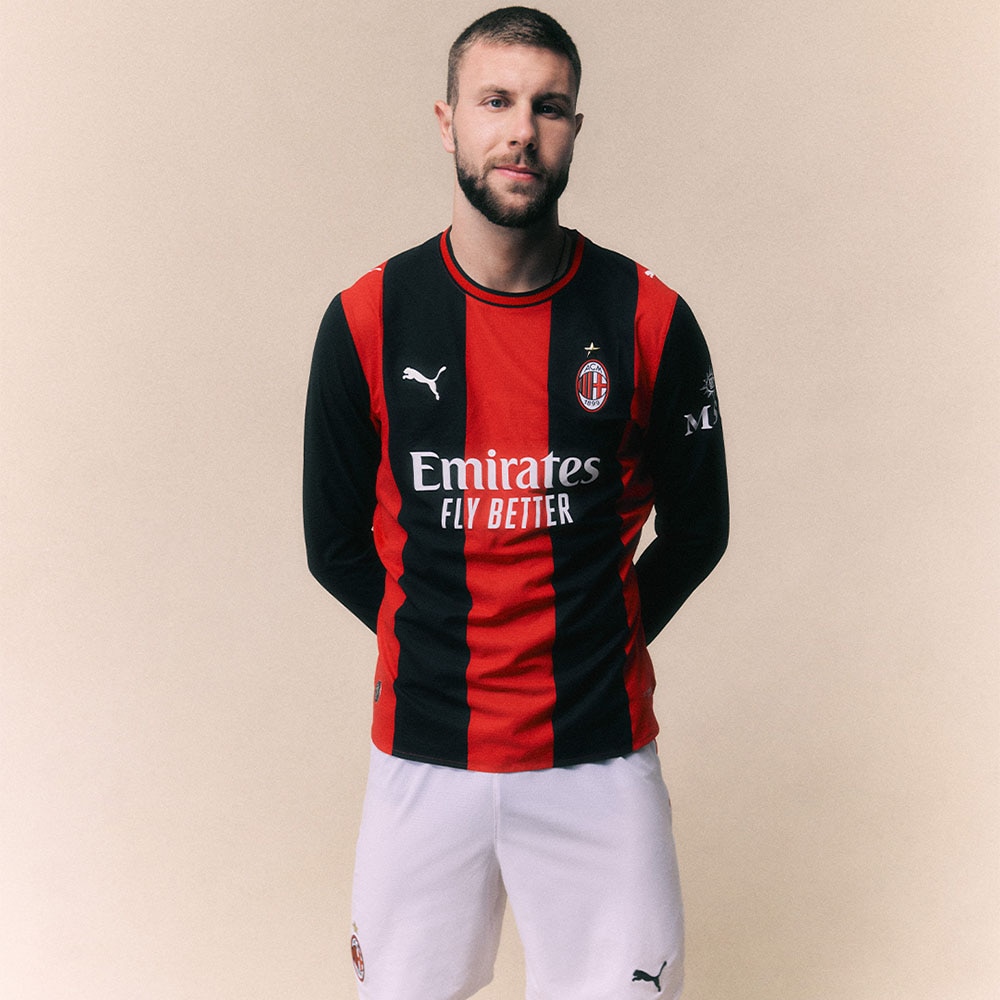 Puma AC Milan Authentic Langermet Fotballdrakt 26/27 Hjemme