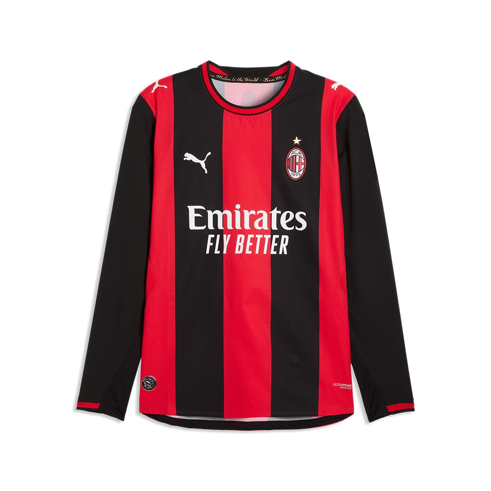 Puma AC Milan Authentic Langermet Fotballdrakt 26/27 Hjemme