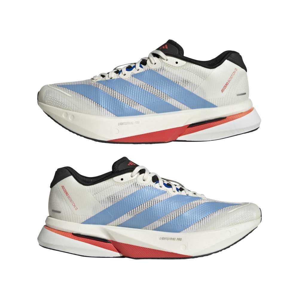 Adidas Adizero Boston 13 Løpesko Dame Hvit/Blå