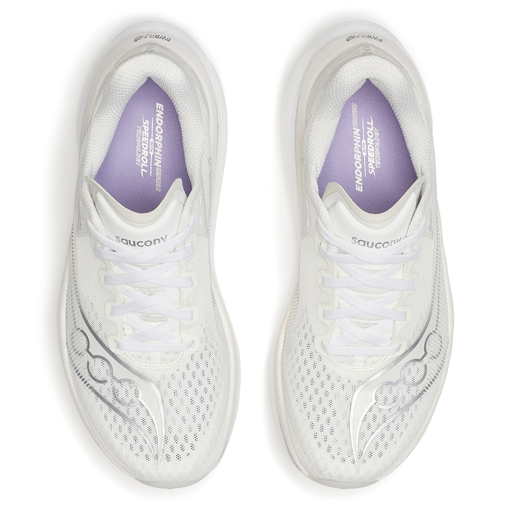 Saucony Endorphin Azura Løpesko Dame Beige/Hvit