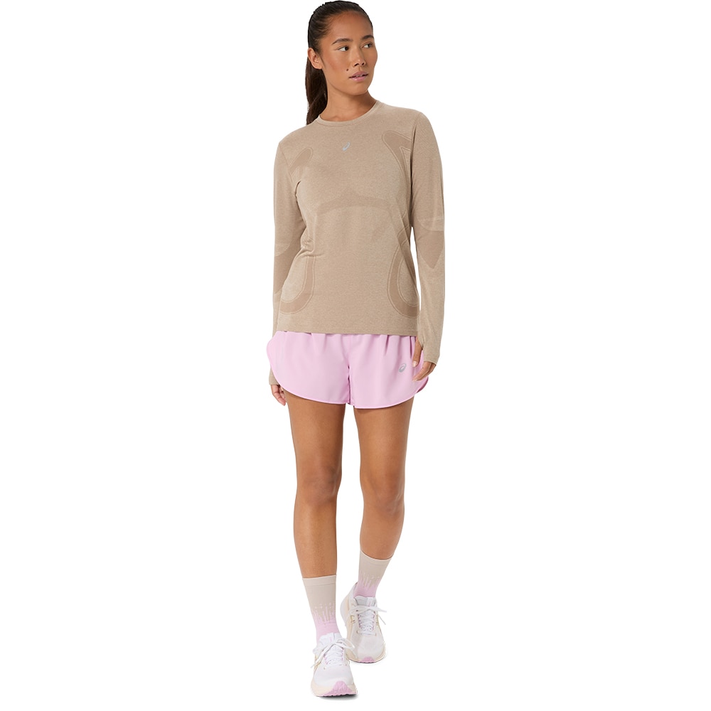 Asics Road Seamless Langermet Trøye Dame Beige