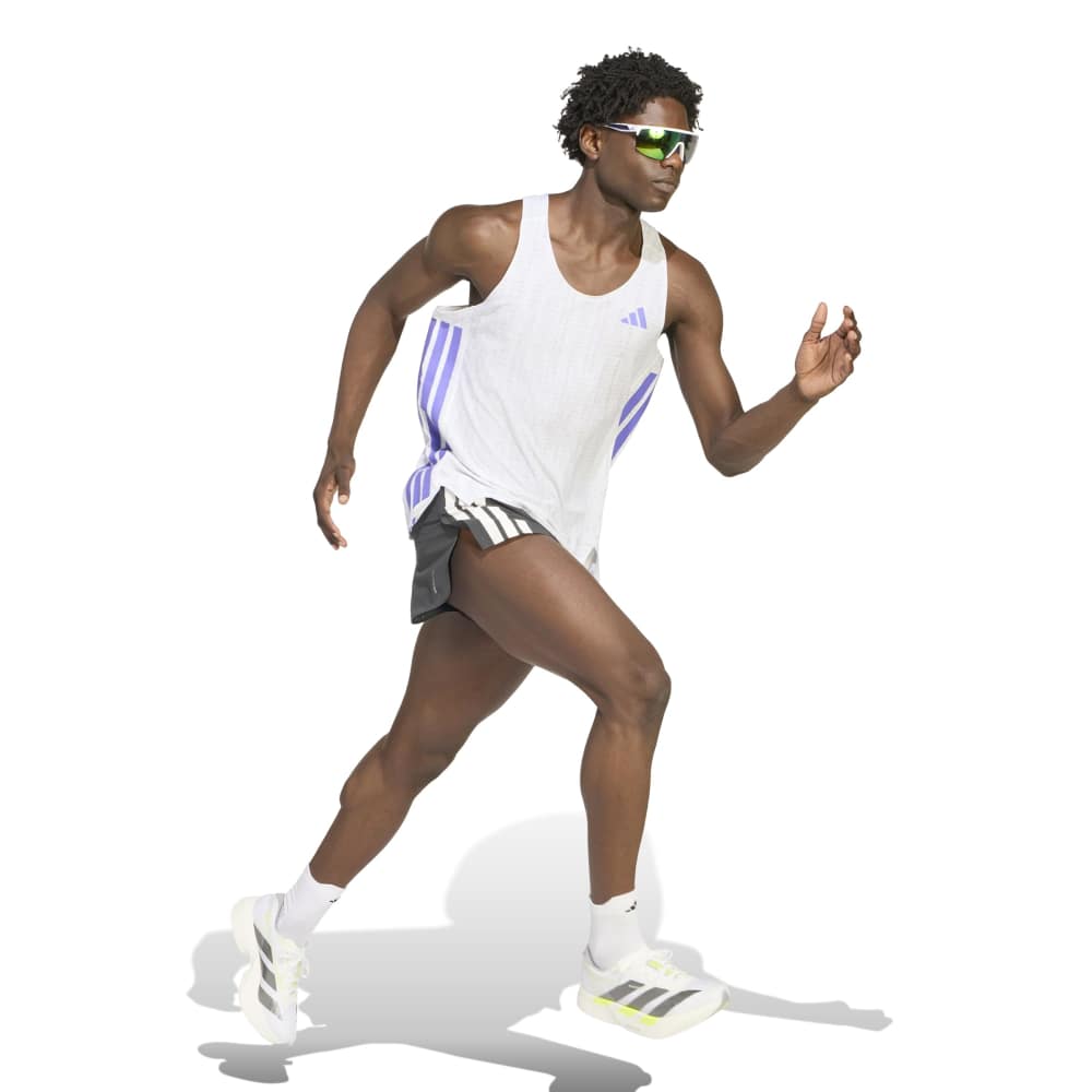Adidas Adizero Singlet Herre Hvit/Lilla