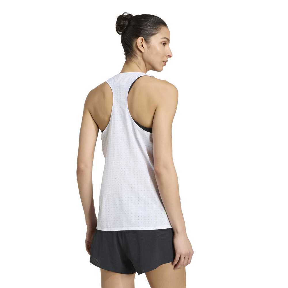 Adidas Adizero Singlet Dame Hvit/Lilla