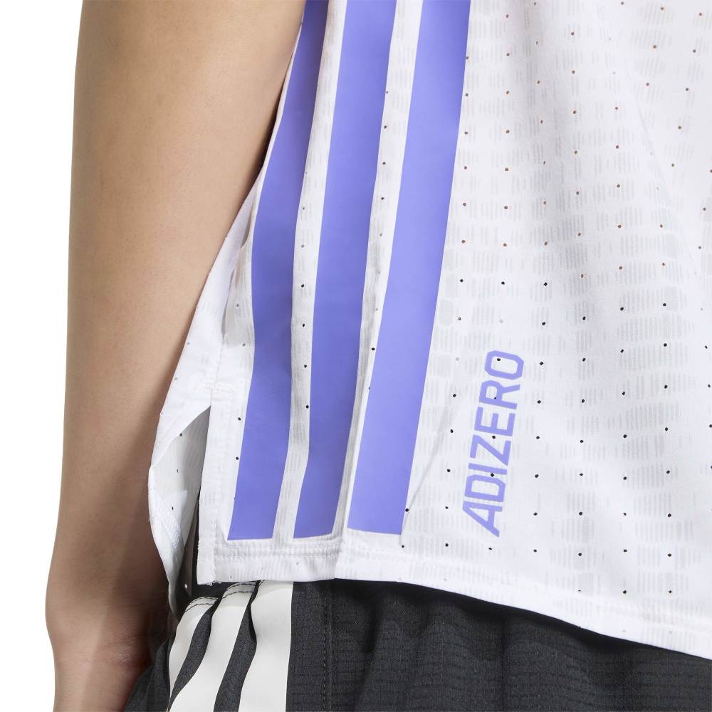 Adidas Adizero Singlet Dame Hvit/Lilla