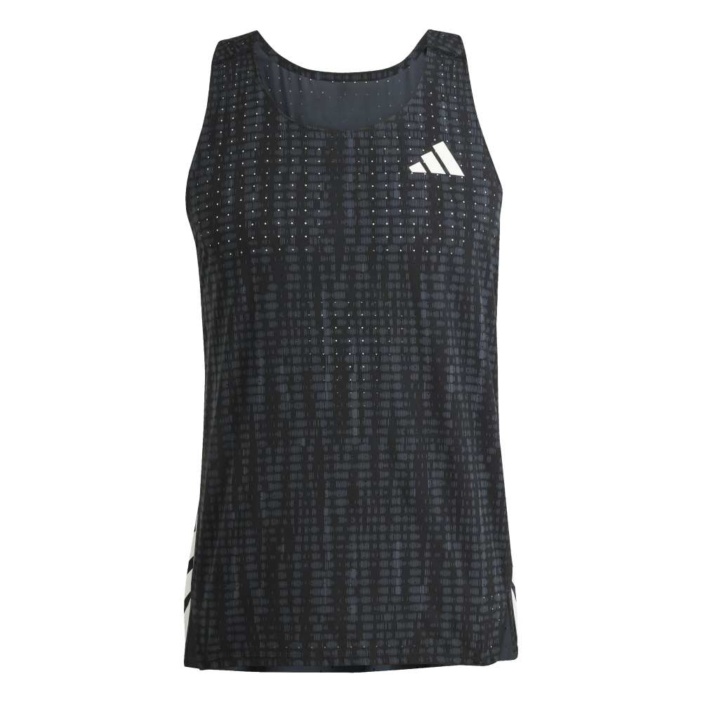 Adidas Adizero Singlet Herre Sort/Hvit