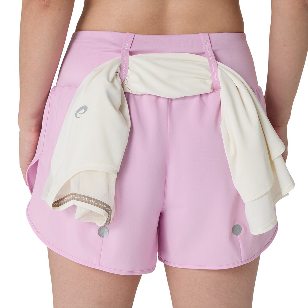 Asics Road 3.5" Løpeshorts Dame Rosa
