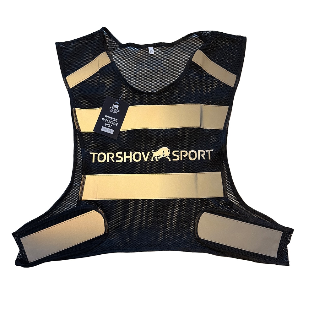 Torshov Sport Refleksvest Sort