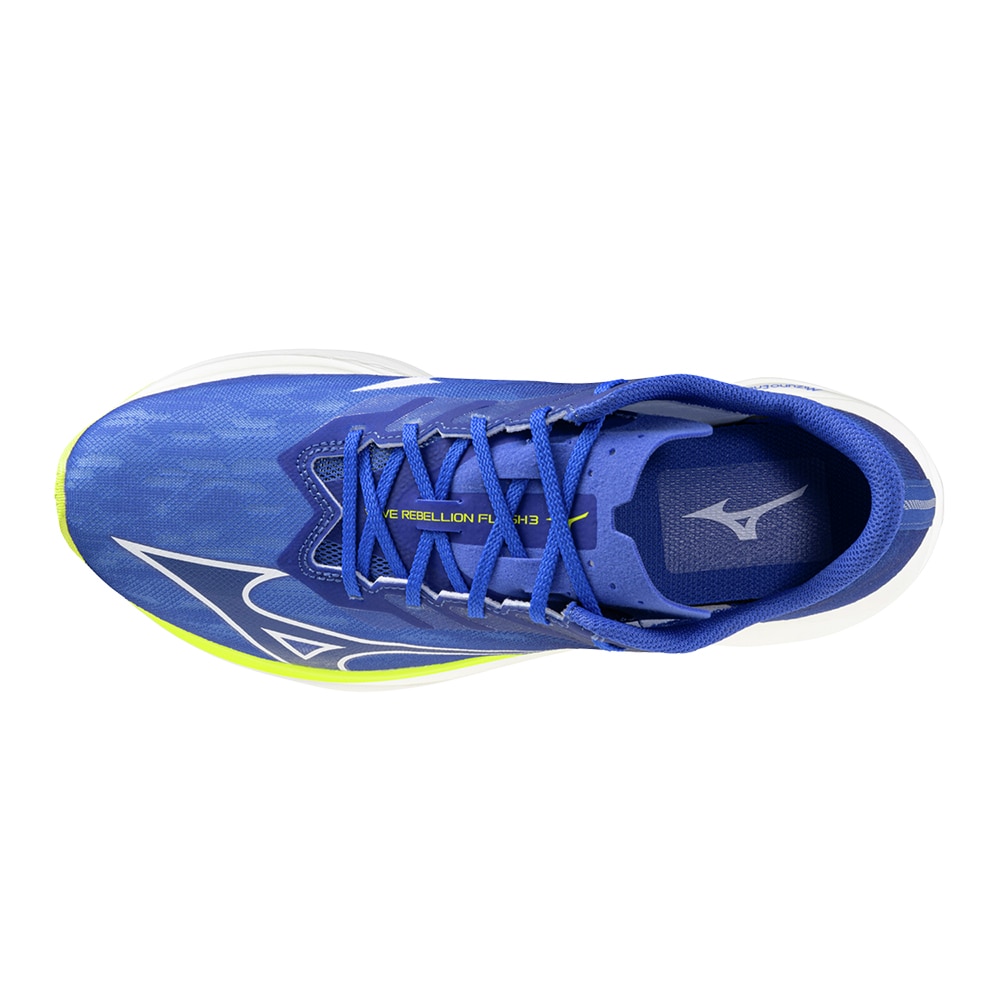 Mizuno Wave Rebellion Flash 3 Løpesko Herre Blå/Gul