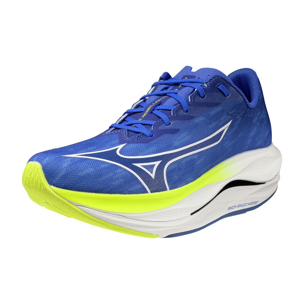 Mizuno Wave Rebellion Flash 3 Løpesko Herre Blå/Gul