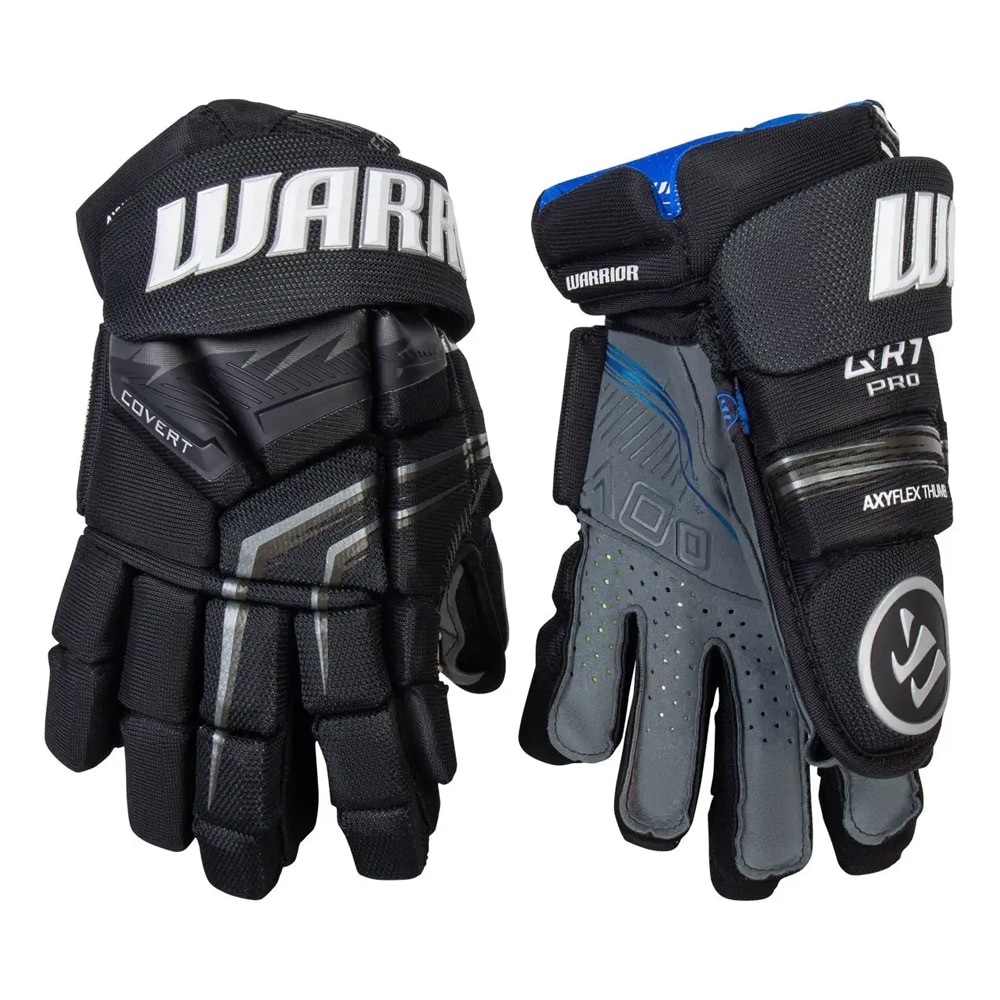 Warrior Covert QR7 PRO Junior Hockeyhanske Svart