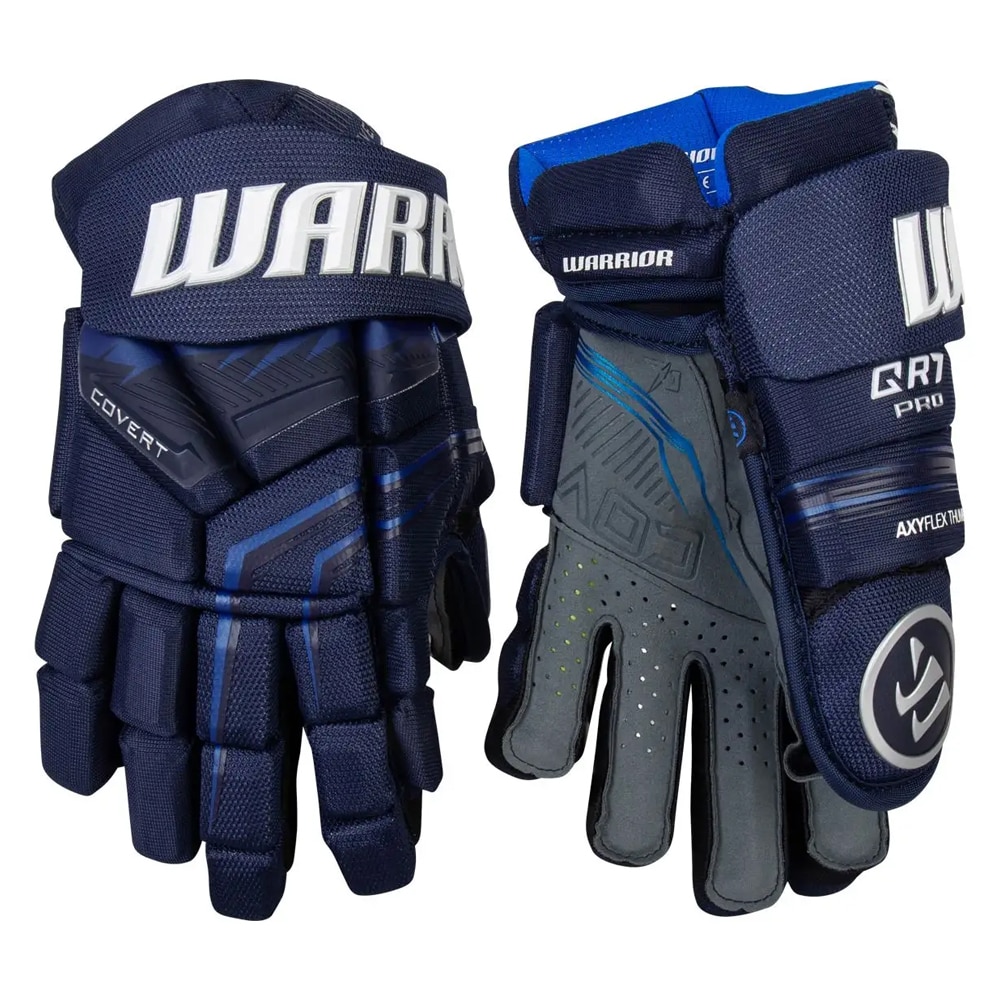 Warrior Covert QR7 PRO Junior Hockeyhanske Marine