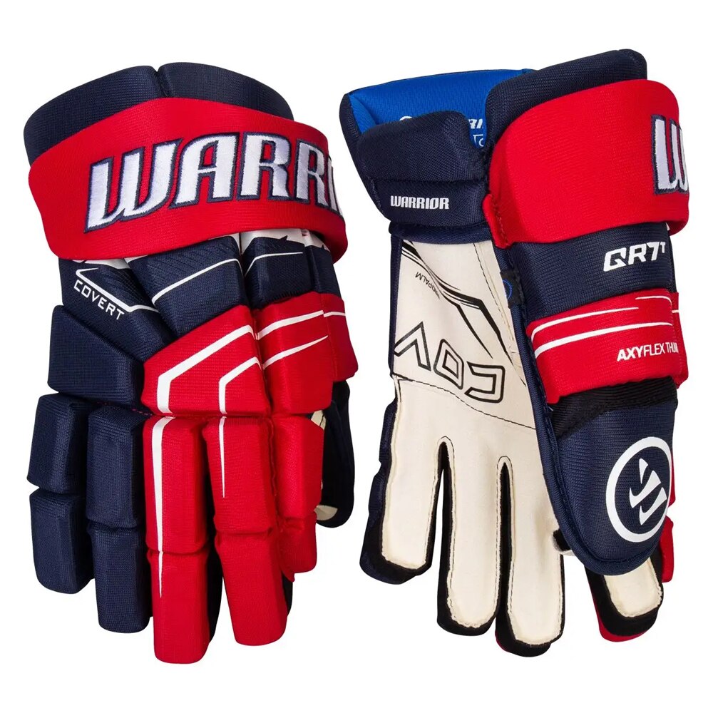 Warrior Covert QR7 T Hockeyhanske Marine/Rød