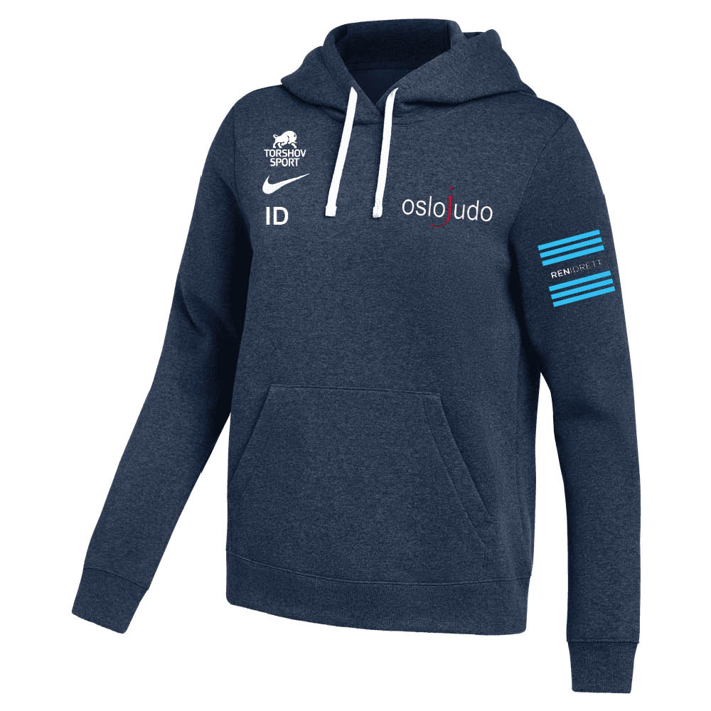 Nike Oslo Judoklubb Hettegenser Dame Marine