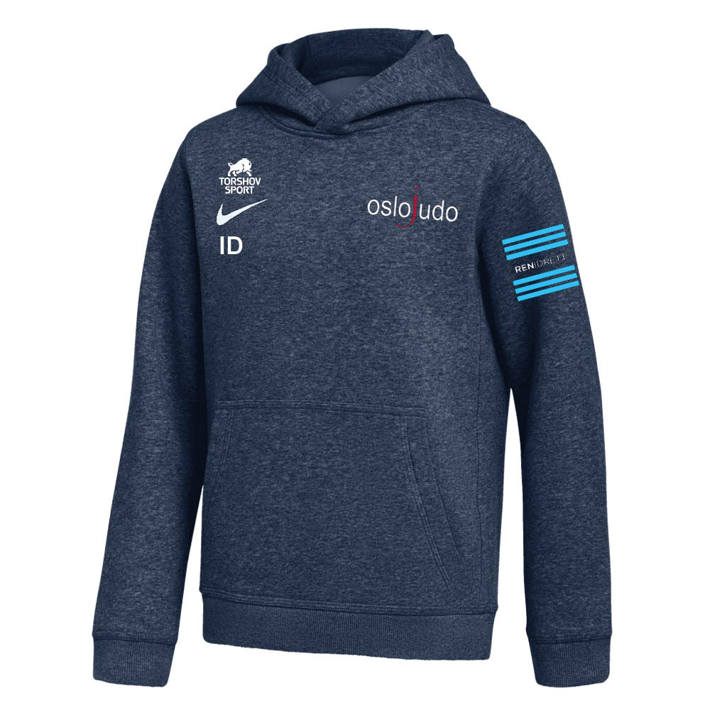 Nike Oslo Judoklubb Hettegenser Barn Marine