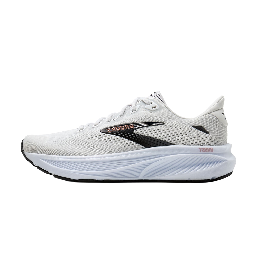 Brooks Ghost 18 Løpesko Dame Hvit/Sort