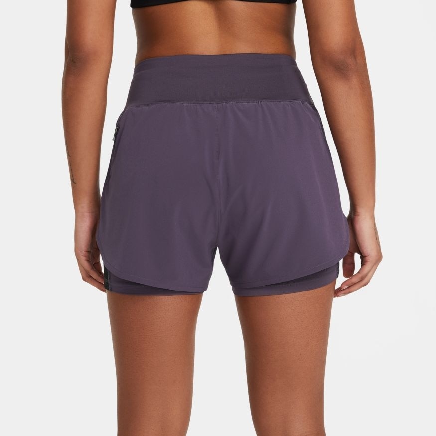 Nike Eclipse 2in1 Treningsshorts Dame Lilla