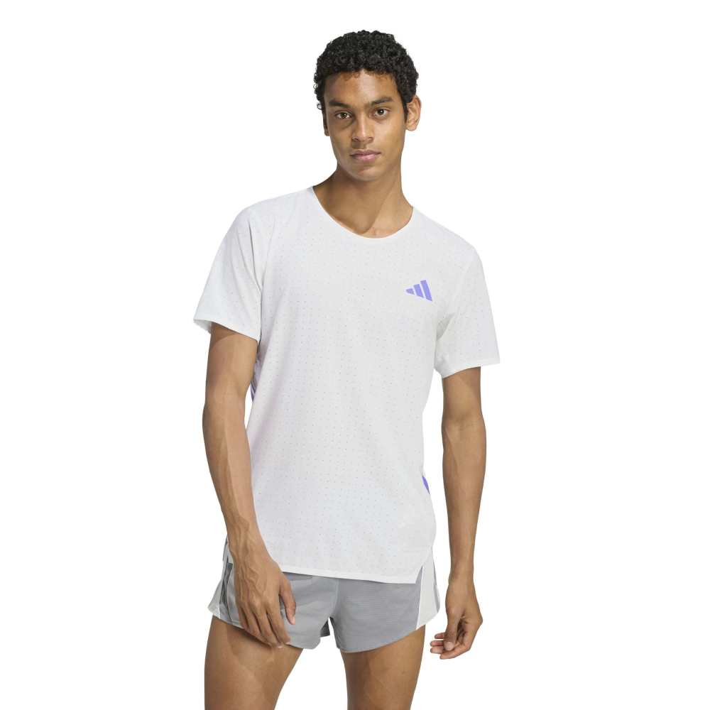 Adidas Adizero Running T-skjorte Herre Hvit/Blå