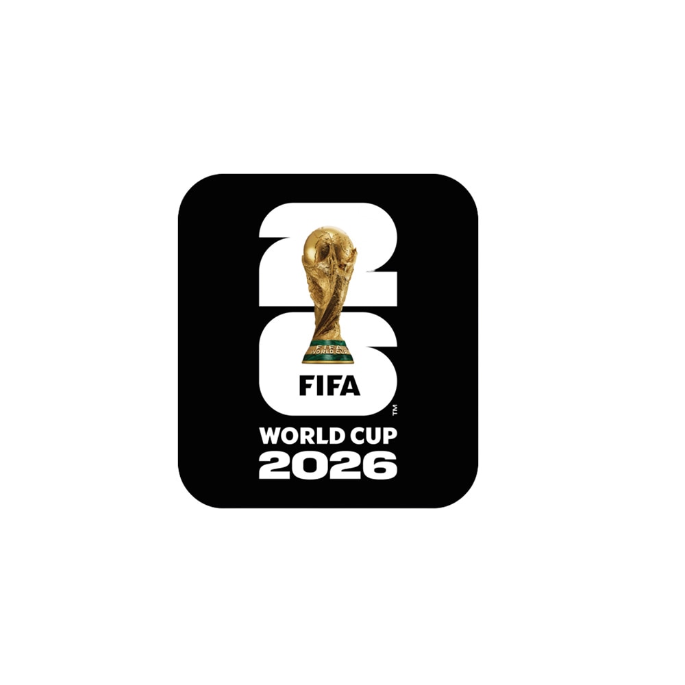 FIFA World Cup 2026 Badge Norge Herrelandslaget Sort/Hvit