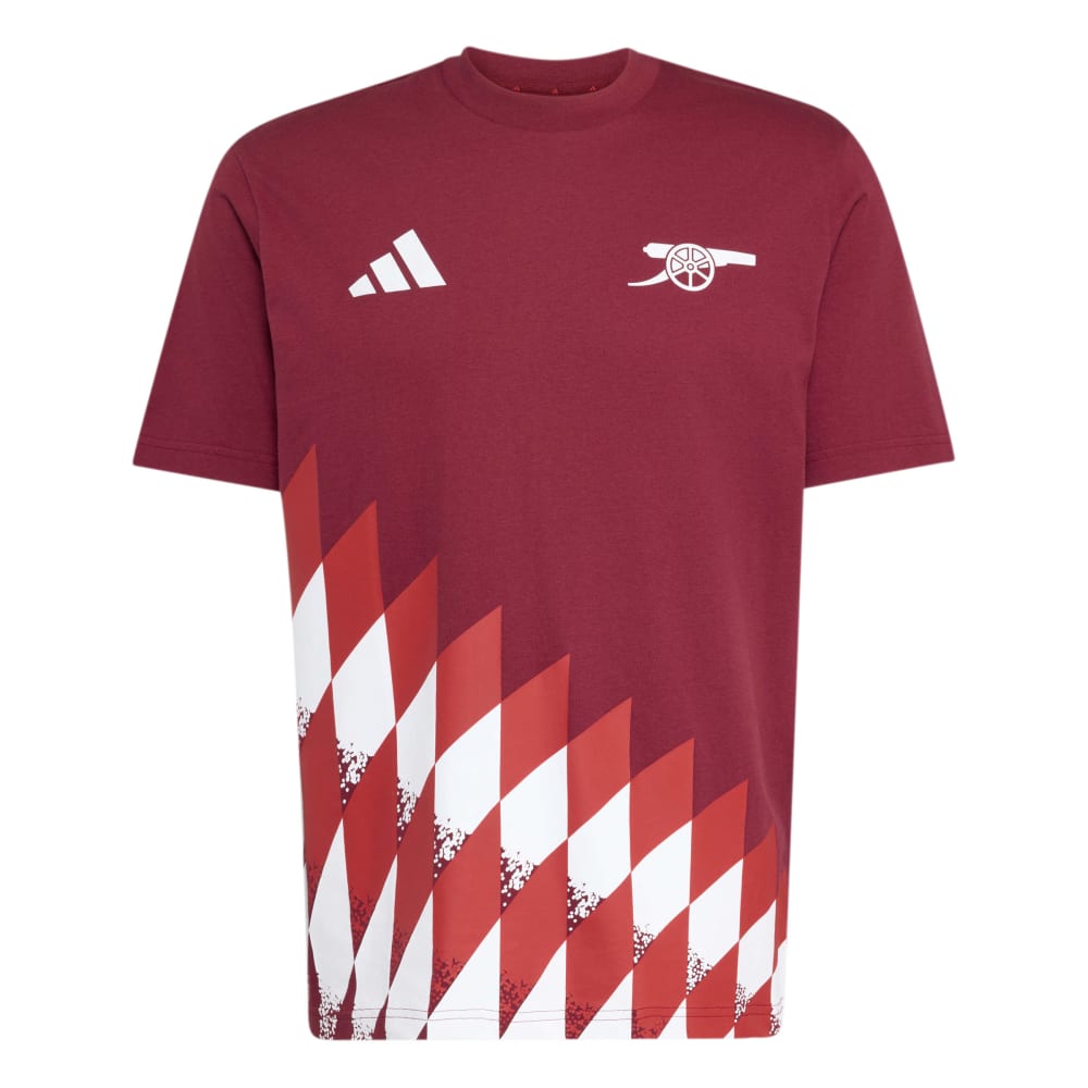 Adidas Arsenal Stadium Graphic T-Skjorte 26/27 Burgunder