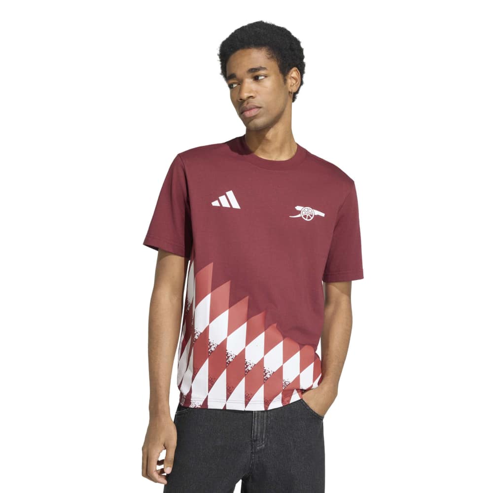 Adidas Arsenal Stadium Graphic T-Skjorte 26/27 Burgunder
