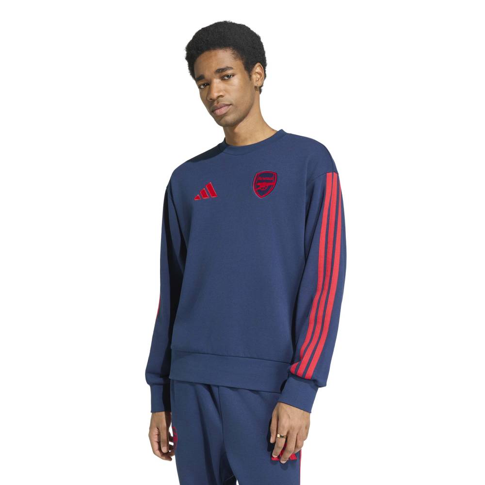 Adidas Arsenal DNA Crew Genser 26/27 Marine/Rød