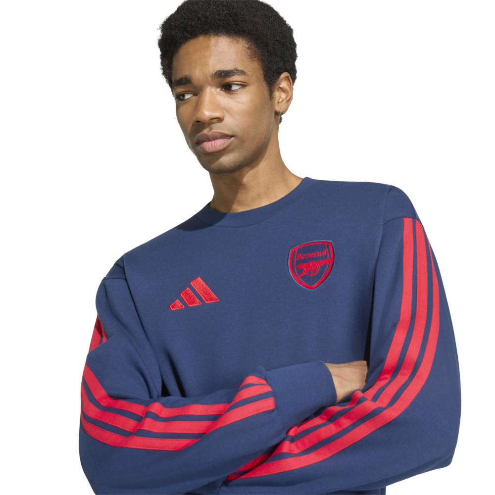 Adidas Arsenal DNA Crew Genser 26/27 Marine/Rød