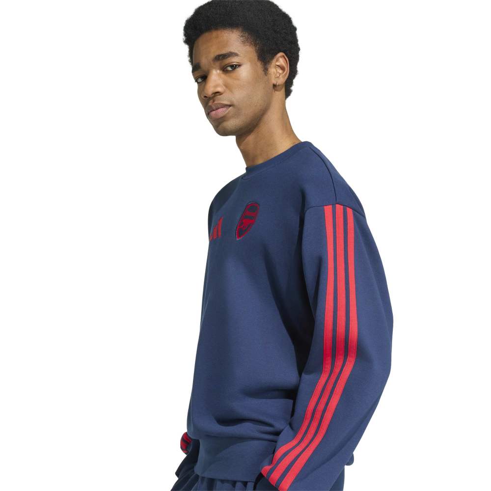 Adidas Arsenal DNA Crew Genser 26/27 Marine/Rød