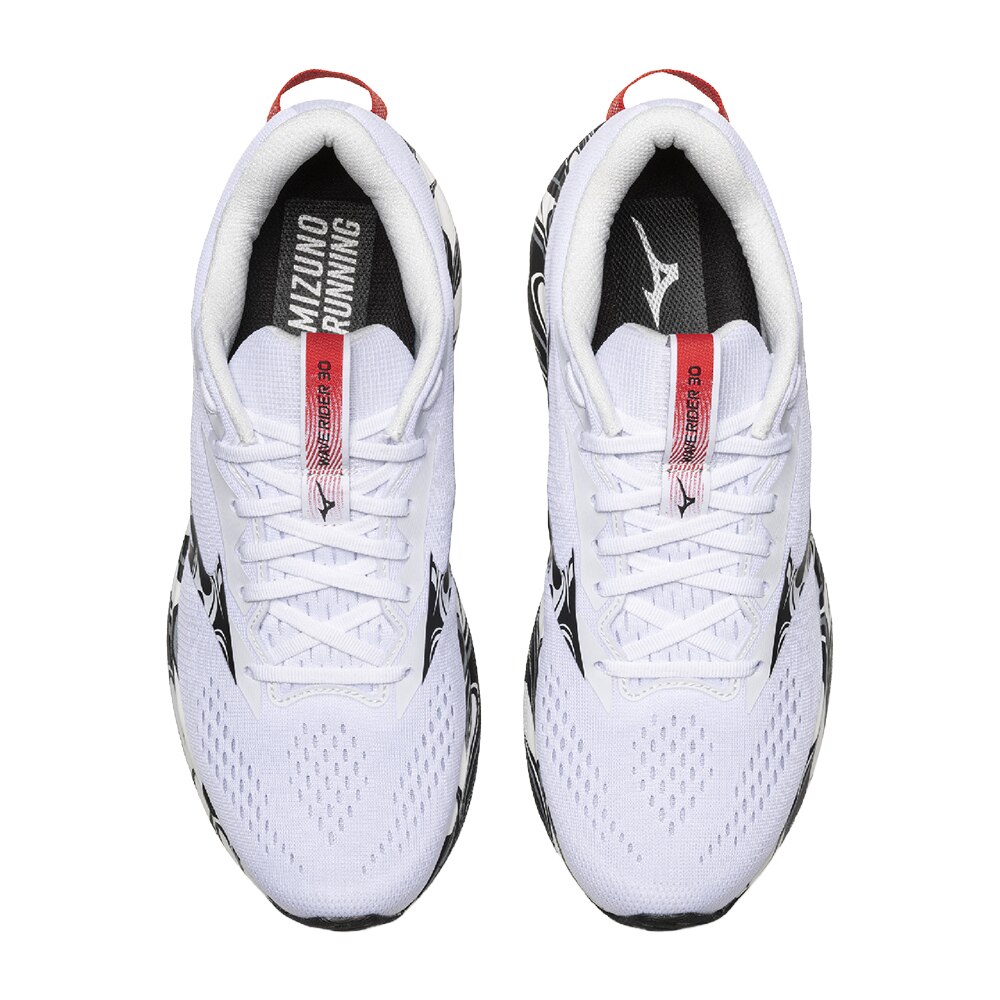 Mizuno Wave Rider 30 Disclosure Løpesko Hvit/Sort