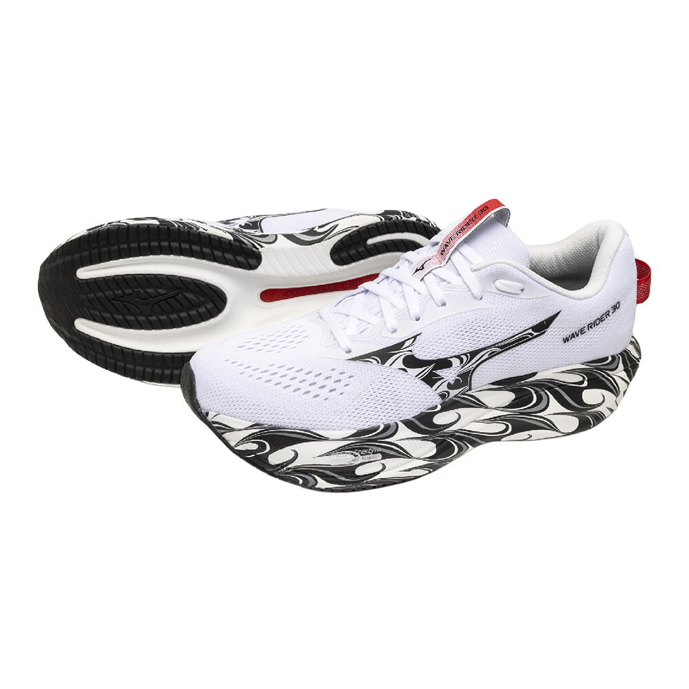 Mizuno Wave Rider 30 Disclosure Løpesko Hvit/Sort