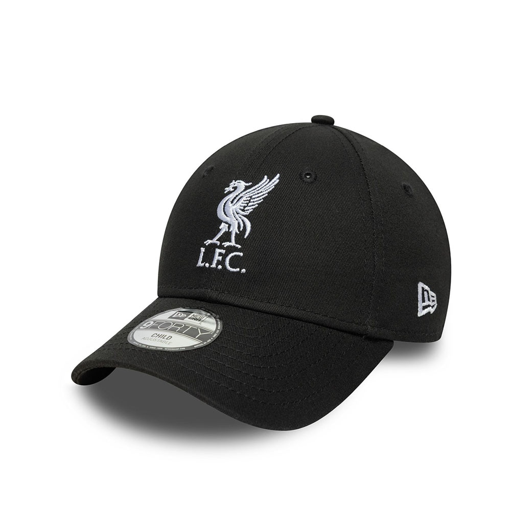 New Era Liverpool FC Core 9FORTY Caps Barn Sort/Hvit
