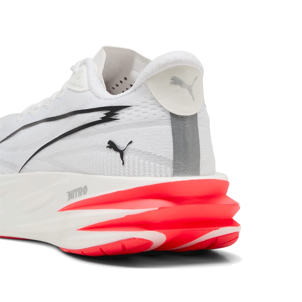 Puma Deviate Pure Nitro Løpesko Herre Hvit/Rød
