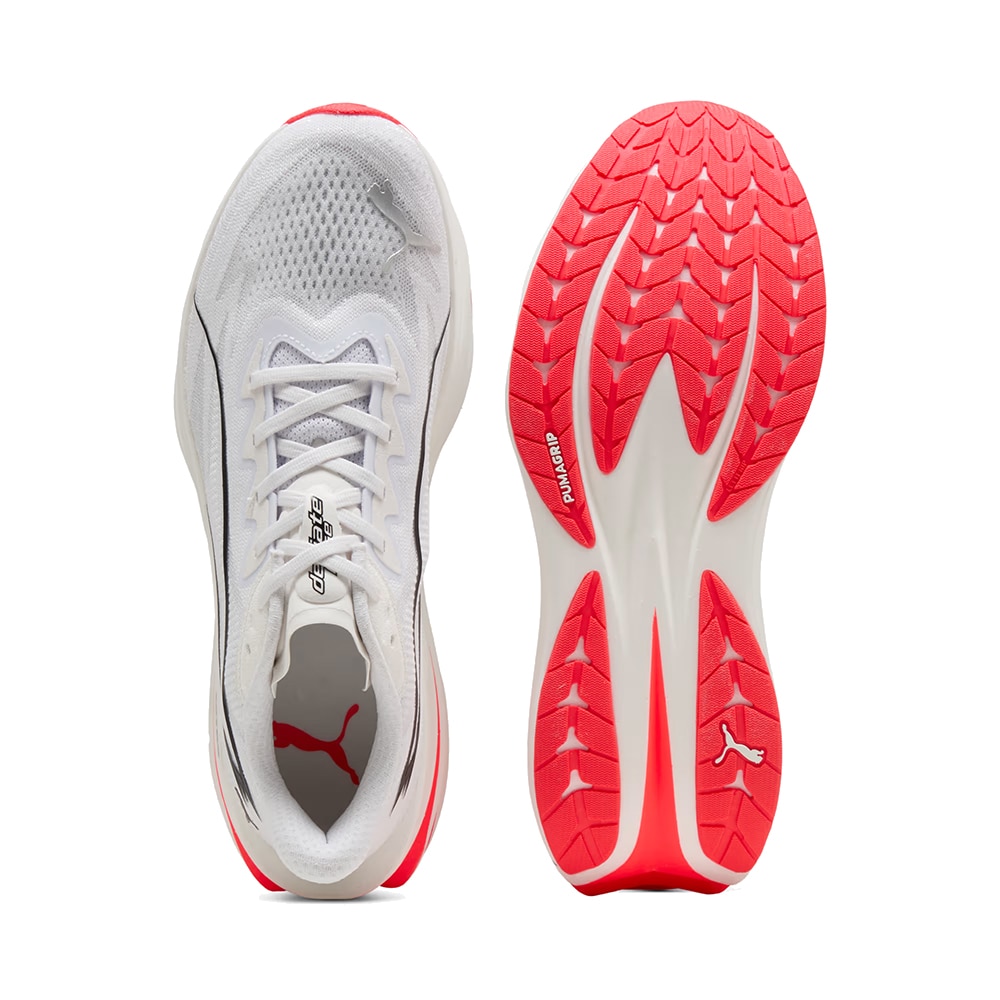 Puma Deviate Pure Nitro Løpesko Herre Hvit/Rød