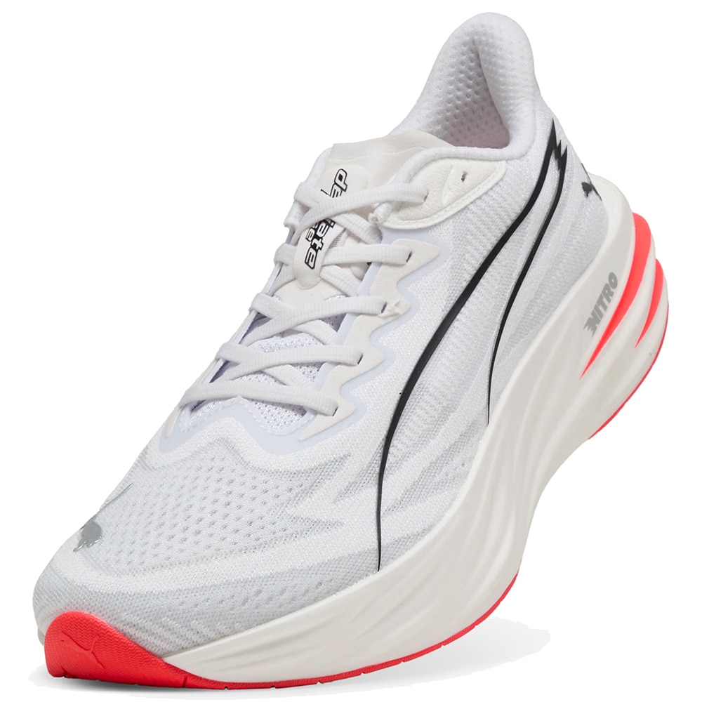 Puma Deviate Pure Nitro Løpesko Herre Hvit/Rød