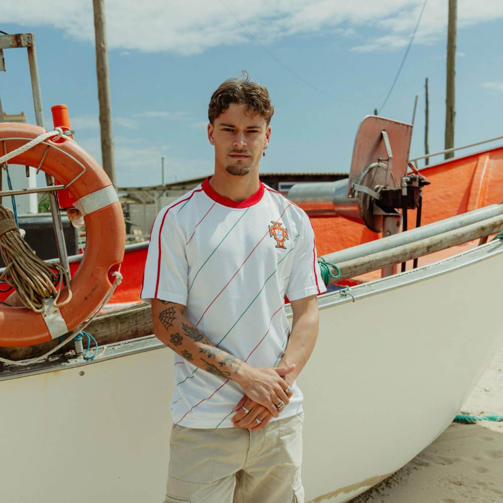 Copa Portugal 1984 Retro Fotballdrakt Borte
