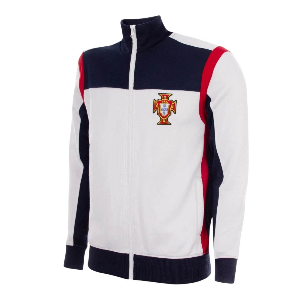 Copa Portugal 1986 Retro Fotballjakke Hvit/Marine