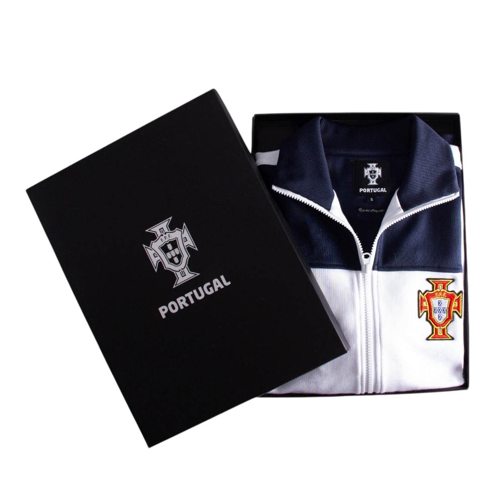 Copa Portugal 1986 Retro Fotballjakke Hvit/Marine