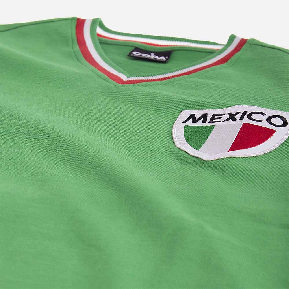 Copa Mexico Pelé 1980s Retro Fotballdrakt Grønn